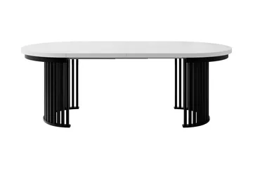 Rivale Matbord 100 cm Rund - Vit/Svart - Möbler - Bord & matgrupp - Matbord & köksbord