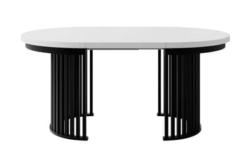Rivale Matbord 100 cm Rund - Vit/Svart - Möbler - Bord & matgrupp - Matbord & köksbord