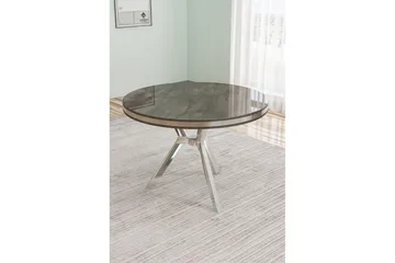 Rivor Matbord 90 cm Rund - Antracit/Krom - Möbler - Bord & matgrupp - Matbord & köksbord