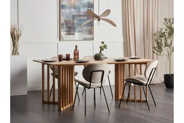 Rouyn Matbord 100x200 cm - Ljusbrun - Möbler - Bord & matgrupp - Matbord & köksbord