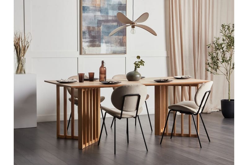 Rouyn Matbord 100x200 cm - Ljusbrun - Möbler - Bord & matgrupp - Matbord & köksbord