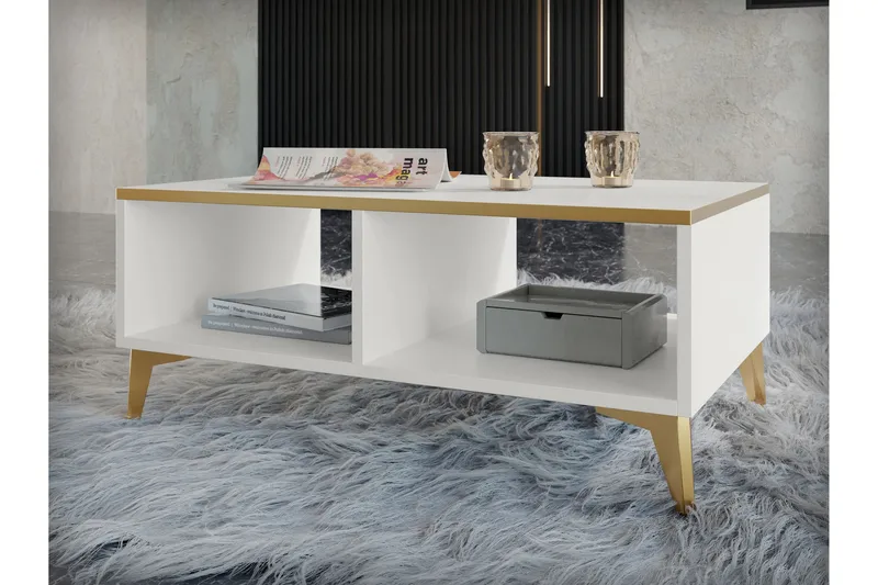 Royston Soffbord 100 cm - Vit - Möbler - Bord & matgrupp - Soffbord