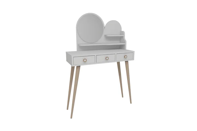 Ruges Sminkbord 74 cm, Vit