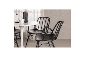 Rund Matgrupp Hamden, Dyrön - Svart - Möbler - Bord & matgrupp - Matgrupp