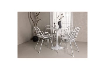 Rund Matgrupp Hamden, Dyrön - Vit - Möbler - Bord & matgrupp - Matgrupp