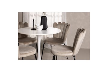 Rund Matgrupp Hamden, Limhamn Light - Möbler - Bord & matgrupp - Matgrupp