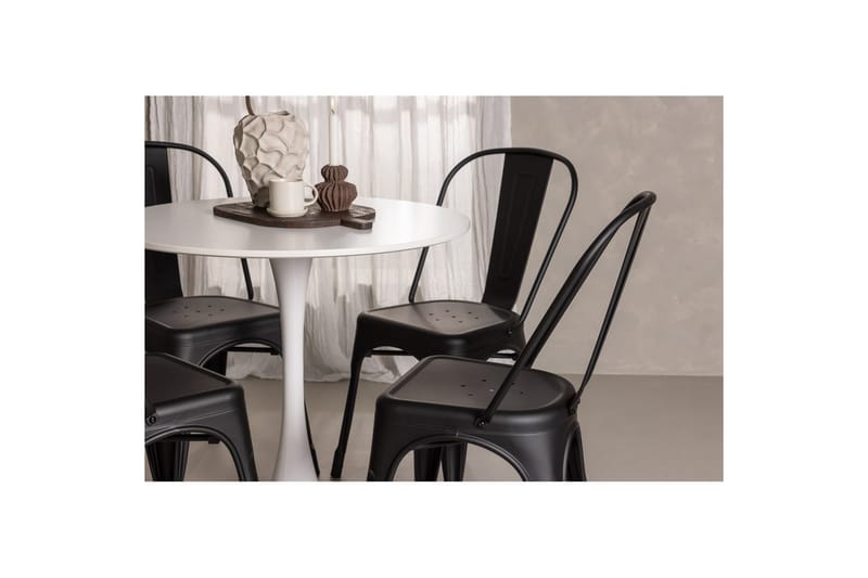 Rund Matgrupp Hamden, Tempe - Svart - Möbler - Bord & matgrupp - Matgrupp