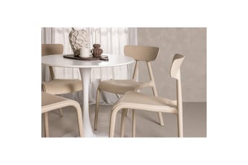 Rund Matgrupp Hamden, Ursholmen - Beige - Möbler - Bord & matgrupp - Matgrupp