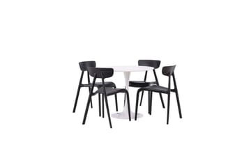 Rund Matgrupp Hamden, Ursholmen - Svart - Möbler - Bord & matgrupp - Matgrupp