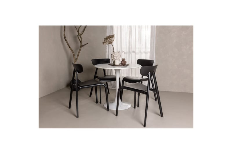 Rund Matgrupp Hamden, Ursholmen - Svart - Möbler - Bord & matgrupp - Matgrupp