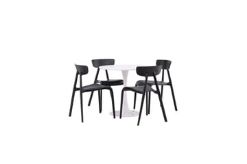 Rund Matgrupp Hamden, Ursholmen - Svart - Möbler - Bord & matgrupp - Matgrupp