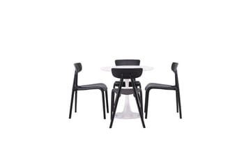 Rund Matgrupp Hamden, Ursholmen - Svart - Möbler - Bord & matgrupp - Matgrupp