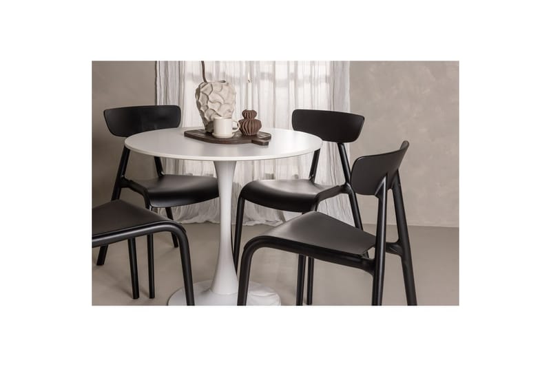 Rund Matgrupp Hamden, Ursholmen - Svart - Möbler - Bord & matgrupp - Matgrupp