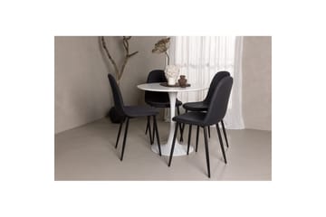 Rund Matgrupp Hamden, Polar - Polyester - Möbler - Bord & matgrupp - Matgrupp