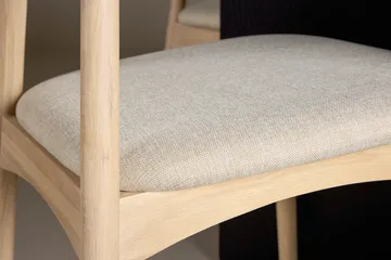 Rund Matgrupp Tyresö 120 cm rund med 4 Ven Stolar - Svart/whitewash - Möbler - Bord & matgrupp - Matgrupp