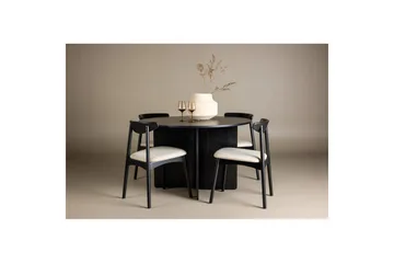 Rund Matgrupp Ven, Tyresö - Svart - Möbler - Bord & matgrupp - Matgrupp