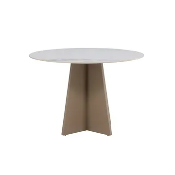 Runt matbord Bootcut - Beige - Möbler - Bord & matgrupp - Matbord & köksbord