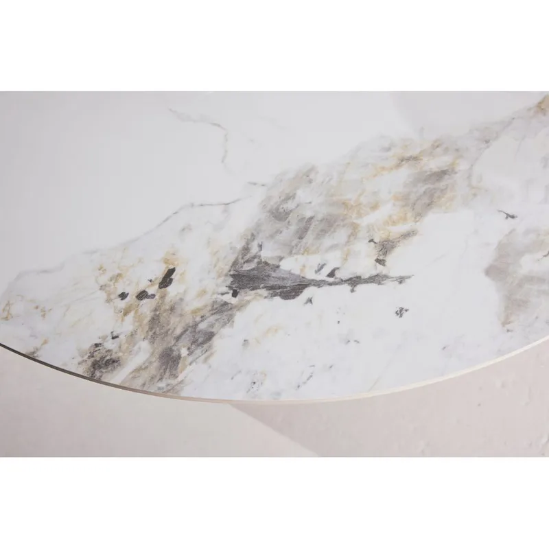 Runt matbord Bootcut - Beige - Möbler - Bord & matgrupp - Matbord & köksbord