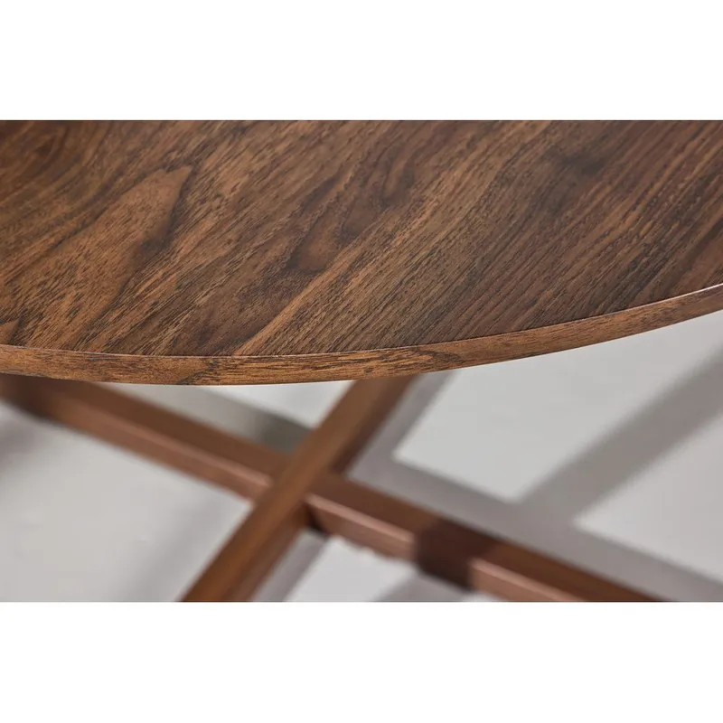 Runt matbord Durango - Valnöt - Möbler - Bord & matgrupp - Matbord & köksbord