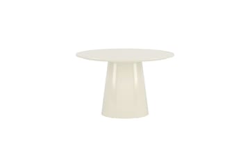 Runt matbord Lanzo 120 cm Glossy - Beige - Möbler - Bord & matgrupp - Matbord & köksbord