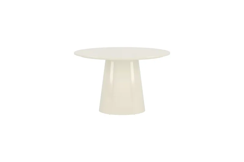 Runt matbord Lanzo 120 cm Glossy - Beige - Möbler - Bord & matgrupp - Matbord & köksbord
