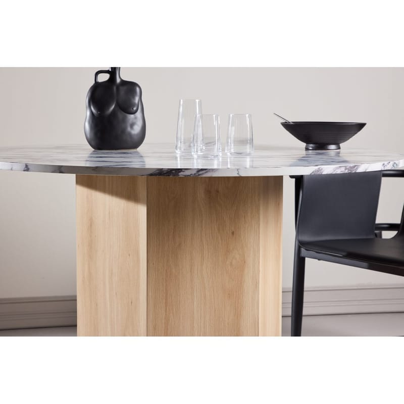 Runt matbord Tekla - Ljusgrå, 120 - Möbler - Bord & matgrupp - Matbord & köksbord