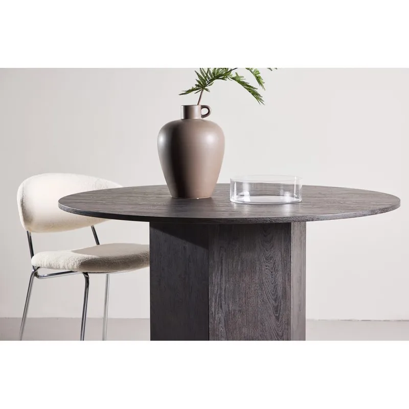 Runt matbord Tekla - Svart, 120 - Möbler - Bord & matgrupp - Matbord & köksbord