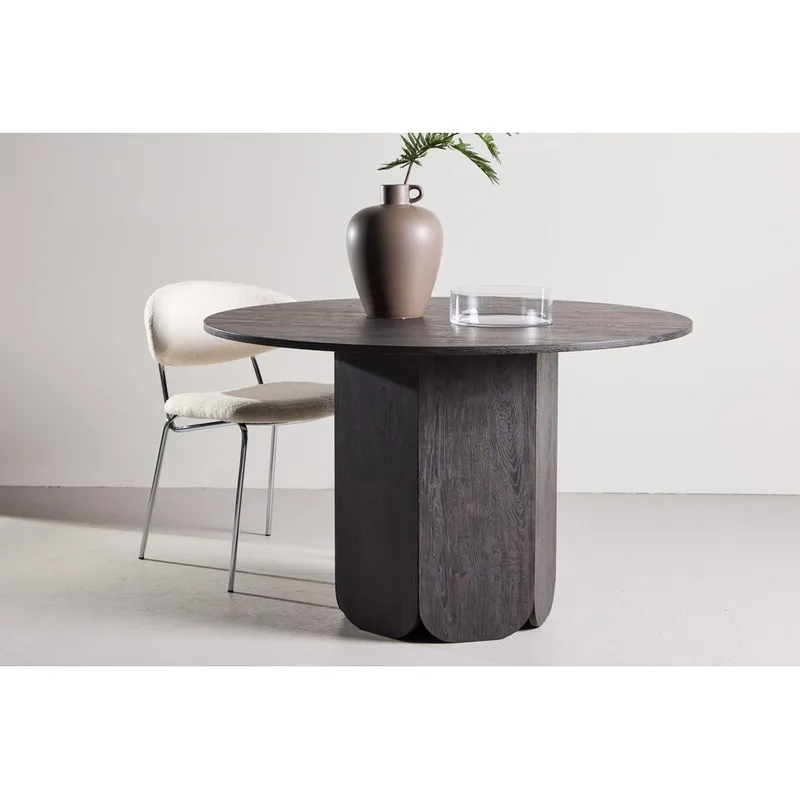 Runt matbord Tekla - Svart, 120 - Möbler - Bord & matgrupp - Matbord & köksbord