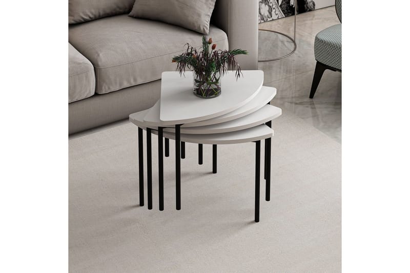 Rusele Soffbord 90 cm - Vit - Möbler - Bord & matgrupp - Soffbord