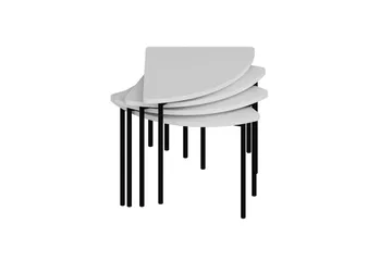 Rusele Soffbord 90 cm - Vit - Möbler - Bord & matgrupp - Soffbord