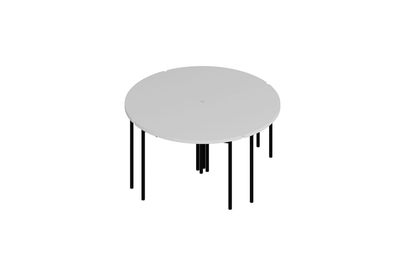 Rusele Soffbord 90 cm, Vit