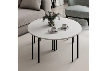 Rusele Soffbord 90 cm - Vit - Möbler - Bord & matgrupp - Soffbord