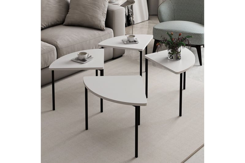 Rusele Soffbord 90 cm - Vit - Möbler - Bord & matgrupp - Soffbord