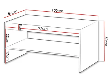 Rynlin Soffbord 100 cm - Möbler - Bord & matgrupp - Soffbord