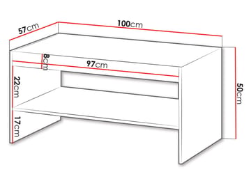 Rynlin Soffbord 100 cm - Möbler - Bord & matgrupp - Soffbord