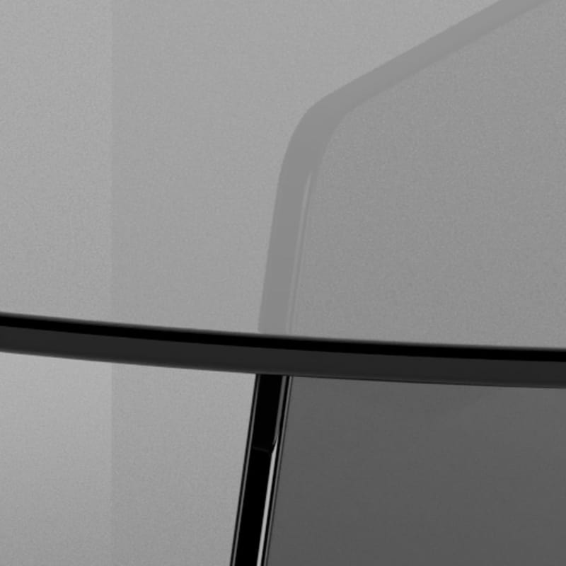 Ryvos Soffbord i Glas 80 cm Rund - Rökfärgad - Möbler - Bord & matgrupp - Soffbord