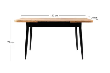 Saidie Matbord 120 cm Rektangulär - Brun - Möbler - Bord & matgrupp - Matbord & köksbord