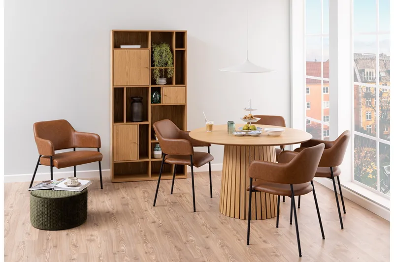 Saku Matbord 120 cm Rund - Natural - Möbler - Bord & matgrupp - Matbord & köksbord