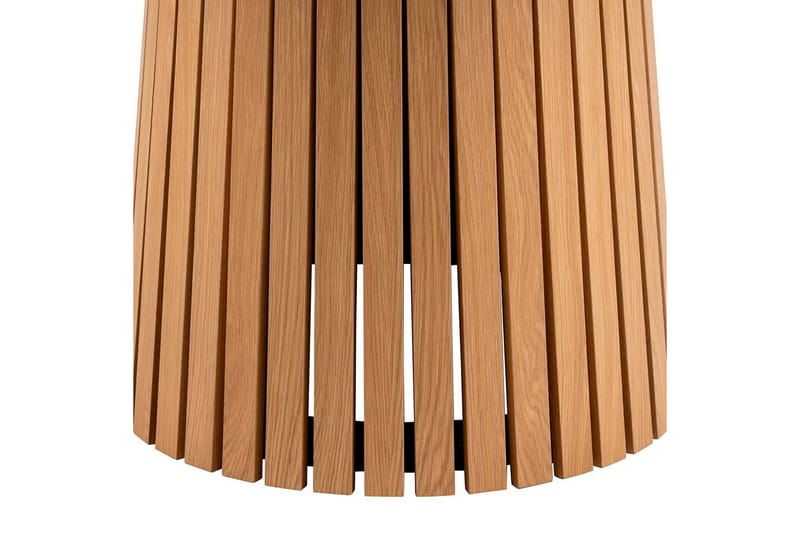 Saku Runt Matbord 120 cm med Trä- och Ekutseende - Beige - Möbler - Bord & matgrupp - Matbord & köksbord
