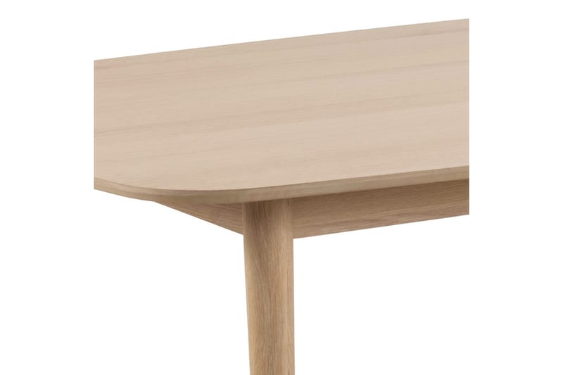 Salama Stort Rektangulärt Matbord 210 cm med Trä- och Ekutseende - Vit - Möbler - Bord & matgrupp - Matbord & köksbord
