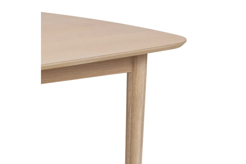 Salama Stort Rektangulärt Matbord 210 cm med Trä- och Ekutseende - Vit - Möbler - Bord & matgrupp - Matbord & köksbord