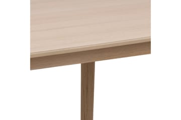 Salama Stort Rektangulärt Matbord 210 cm med Trä- och Ekutseende - Vit - Möbler - Bord & matgrupp - Matbord & köksbord