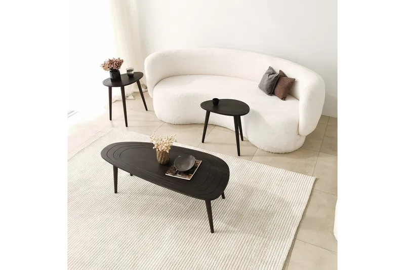 Saldus Soffbord 115 cm - Antracit - Möbler - Bord & matgrupp - Soffbord