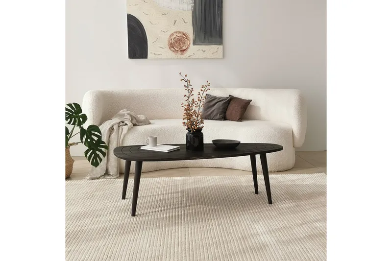 Saldus Soffbord 115 cm - Antracit - Möbler - Bord & matgrupp - Soffbord