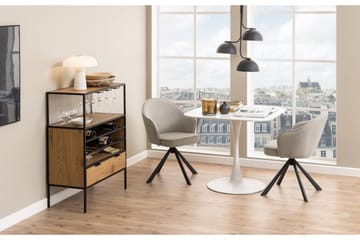 Salm Matbord 90 cm Kvadratisk - Vit - Möbler - Bord & matgrupp - Matbord & köksbord