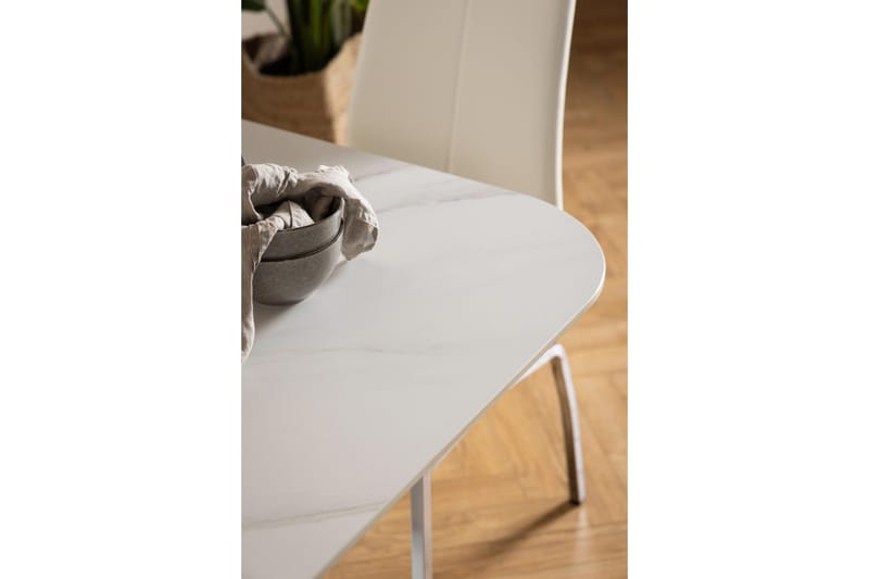 Salm Matbord 90 cm Kvadratisk - Vit - Möbler - Bord & matgrupp - Matbord & köksbord