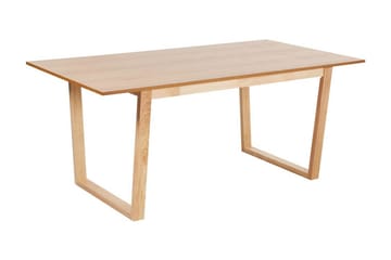 Salmo Rektangulärt Matbord 180 cm med Trä- och Askutseende - Brun - Möbler - Bord & matgrupp - Matbord & köksbord