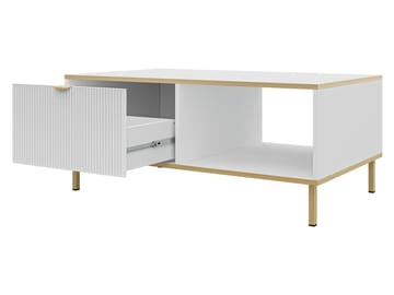 Salmor Soffbord 100 cm - Vit - Möbler - Bord & matgrupp - Soffbord