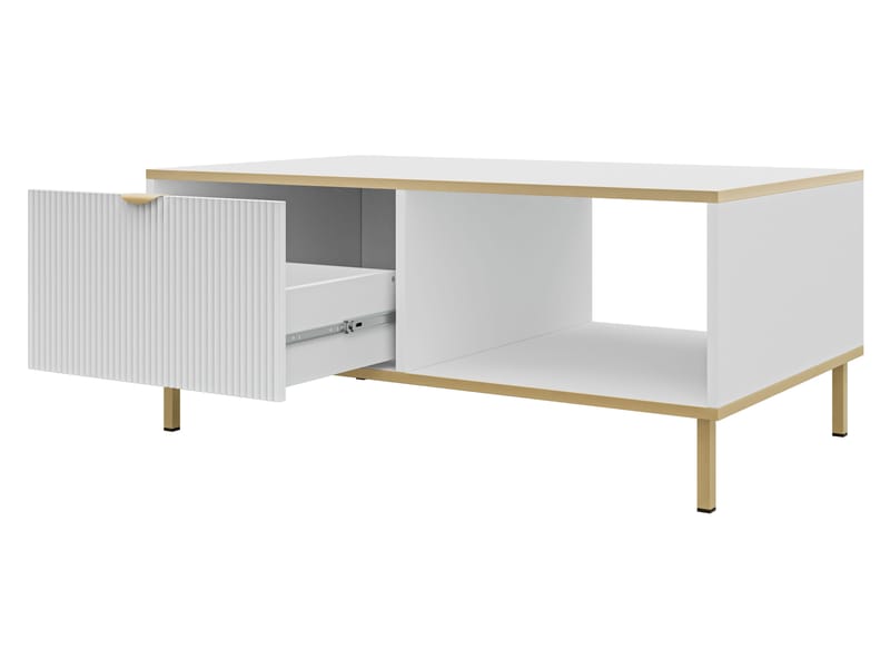 Salmor Soffbord 100 cm - Vit - Möbler - Bord & matgrupp - Soffbord