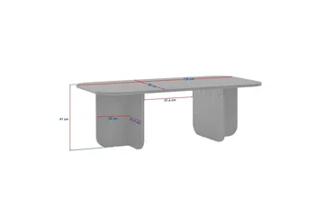 Salrin Soffbord 120 cm - Brun - Möbler - Bord & matgrupp - Soffbord